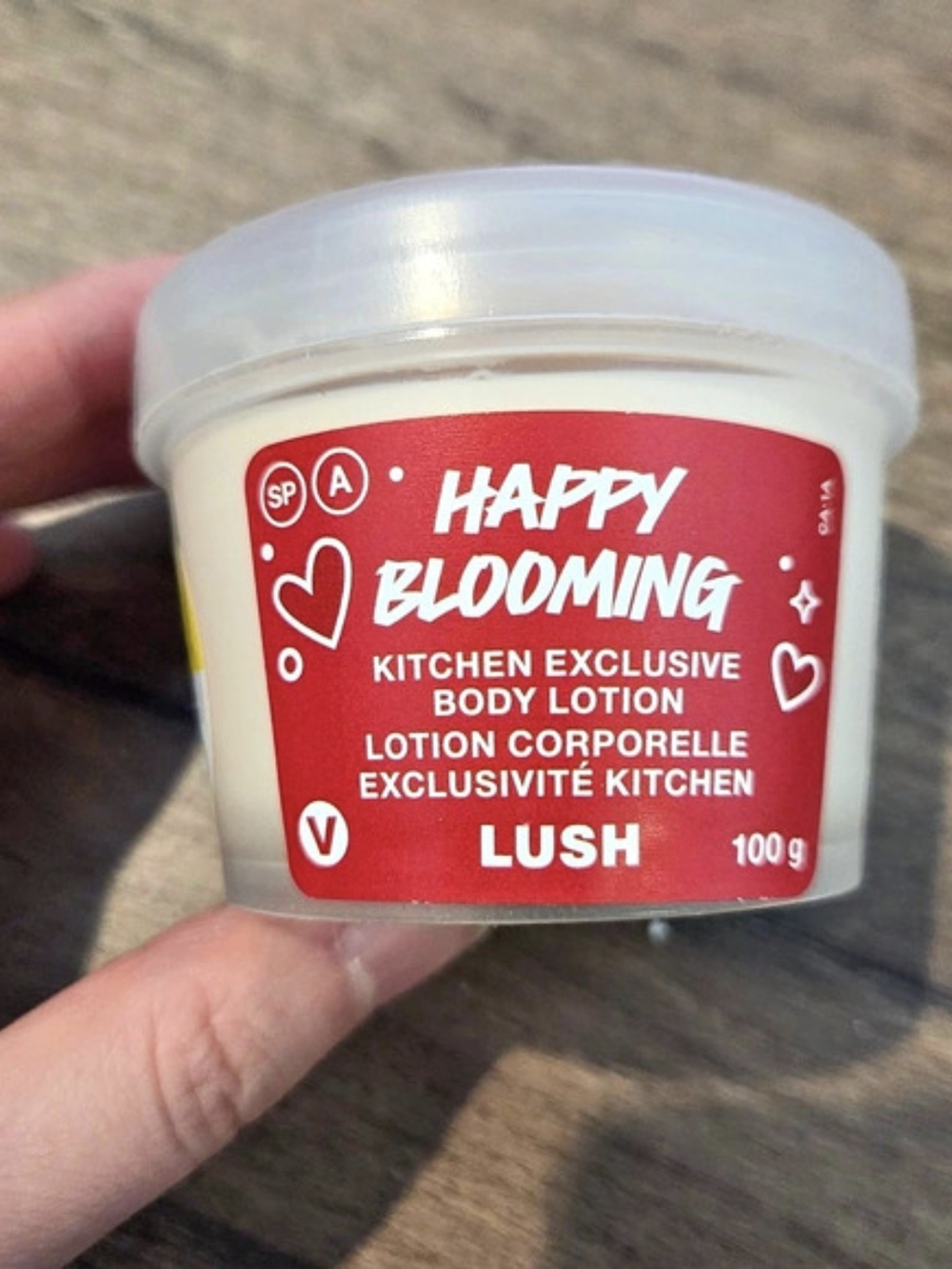 Lush Happy Blooming Kitchen Exclusive Body Lotion 100g NWT